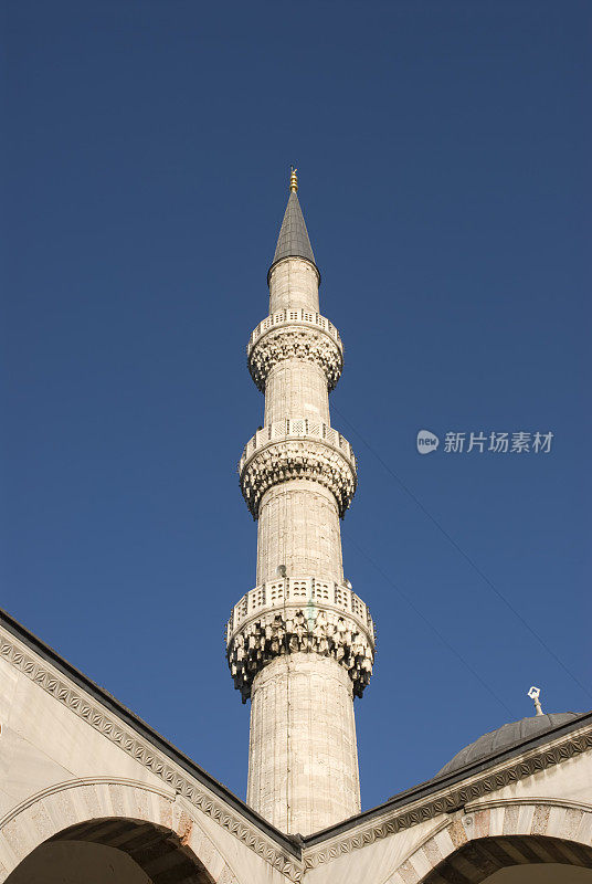 蓝色清真寺尖塔/伊斯坦布尔